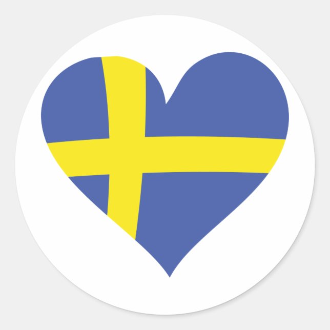 Sticker Rond icône de coeur en suède (Devant)