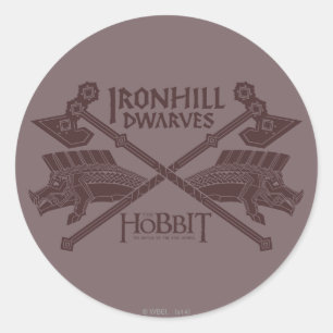Sticker Rond Icône de film Ironhill Dwares