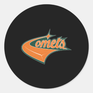 Sticker Rond Icône de Texas Dallas Comets
