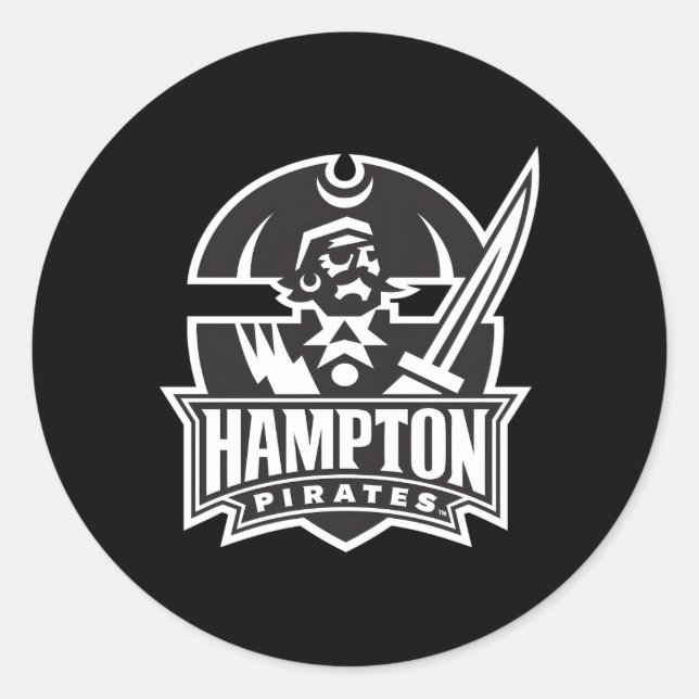 Sticker Rond Icône Hampton Pirates Royal Blue (Devant)