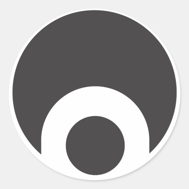 Sticker Rond Icône Osiris (Devant)