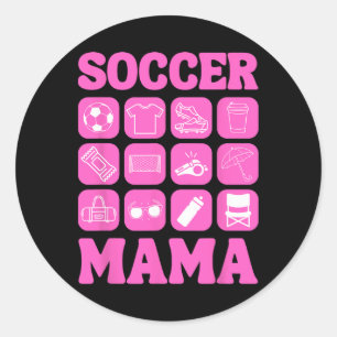 Sticker Rond Icônes Soccer Mama Essentiel Soccer _2 