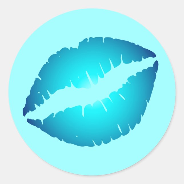 Sticker Rond Icy Kiss (Devant)