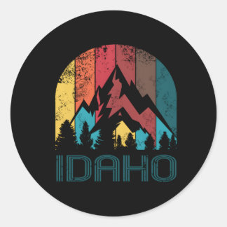 Sticker Rond Idaho Pour Et