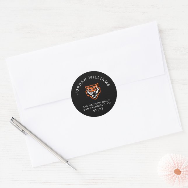 Sticker Rond Idaho State University Bengals Spirit Design (Enveloppe)