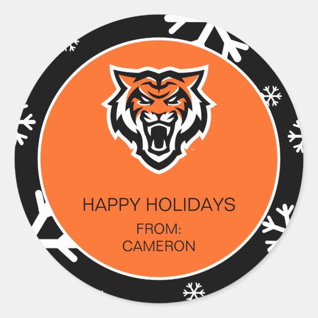 Sticker Rond Idaho State University Bengals Spirit Design (Devant)