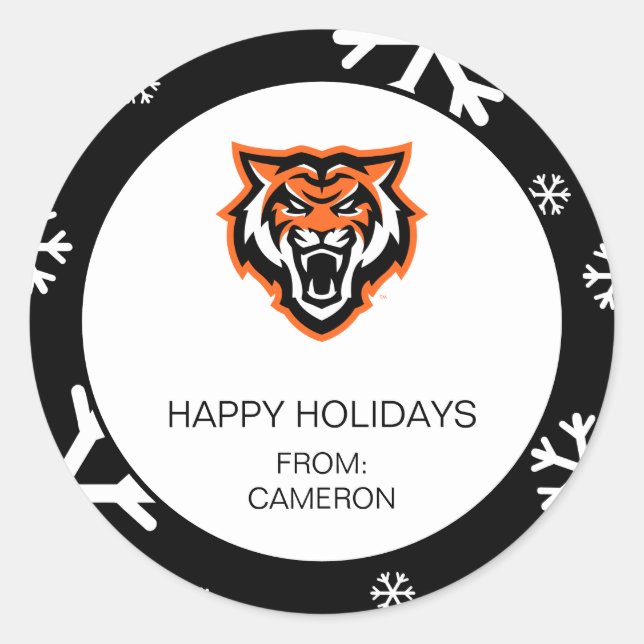 Sticker Rond Idaho State University Bengals Spirit Design (Devant)