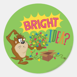 Sticker Rond Idée brillante