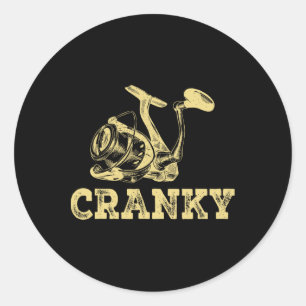 Sticker Rond Idée de cadeaux drôles et grincheux pour les amate