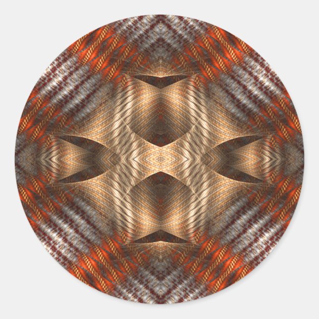 Sticker Rond Identité brisée (Devant)