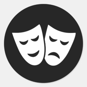 Sticker Rond Idéologie dramatique