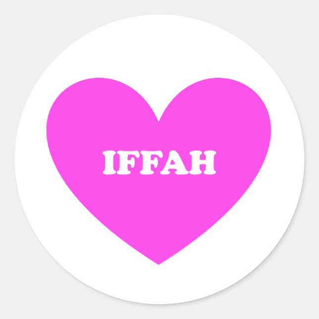Sticker Rond Iffah (Devant)