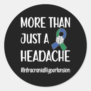 Sticker Rond Iih Guerrier Idiopathique Hypertension Intracrania