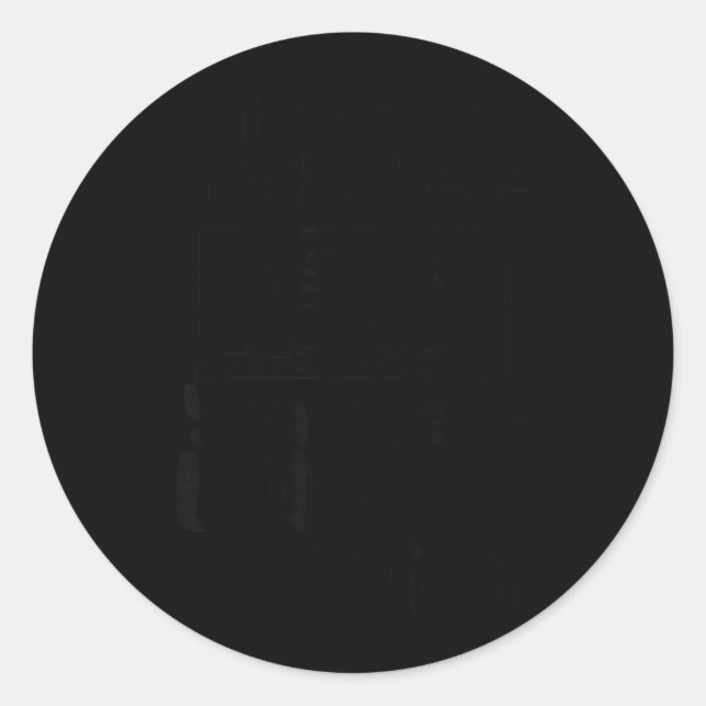 Sticker Rond Il est écrit ici Vous êtes un peu (Devant)