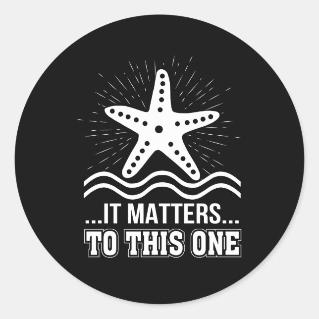 Sticker Rond Il Est Important Pour Une Épée Inspirante (Devant)
