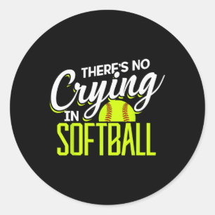 Sticker Rond Il n'y a pas de larmes dans les entraîneurs Softll