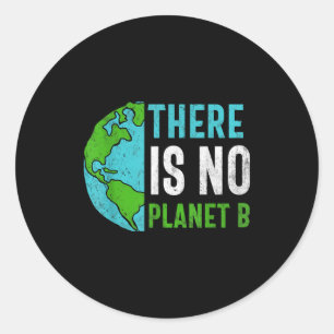 Sticker Rond Il n'y a pas de planète B _3