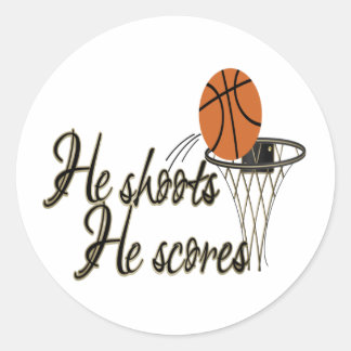 Sticker Rond Il Tire...Il Scores