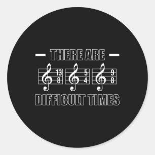 Sticker Rond Il Y A Des Moments Difficiles De Joueur Trombone