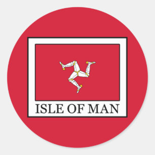 Sticker Rond Île de Man