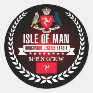Sticker Rond Île de Man