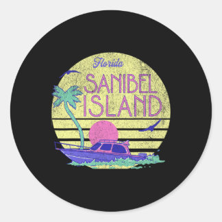 Sticker Rond Île de Sanibel _1