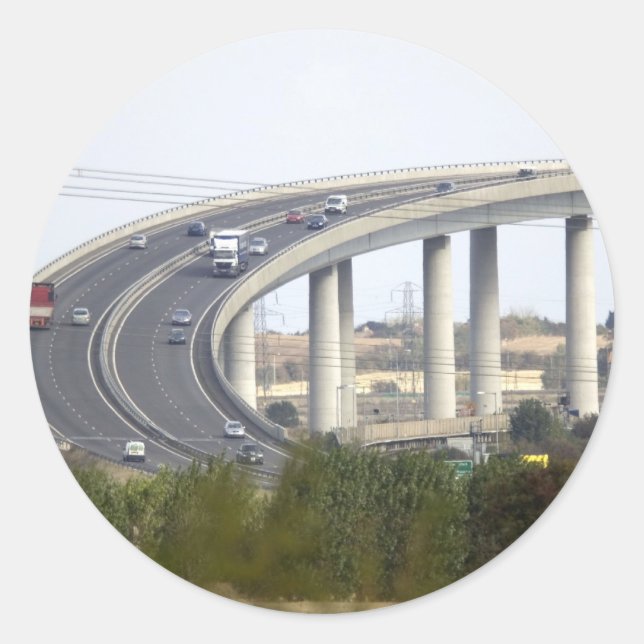 Sticker Rond Île de Sheppey (Devant)