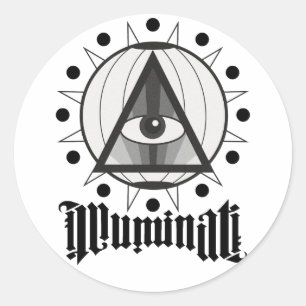 Sticker Rond Illuminati
