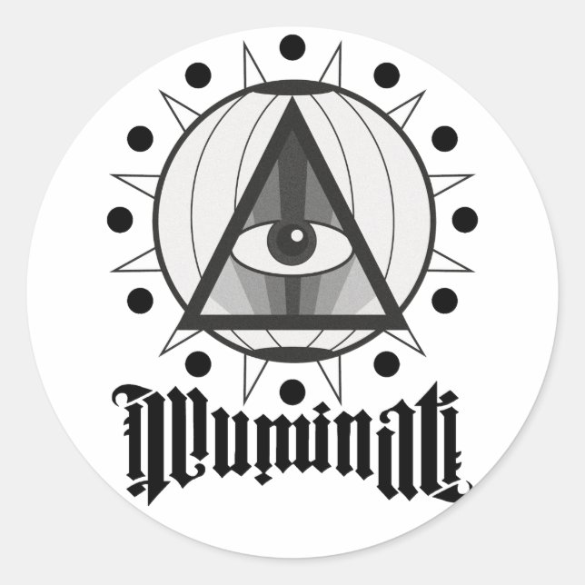Sticker Rond Illuminati (Devant)