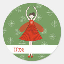illusima Ballerina Fée Noël Snowflakes