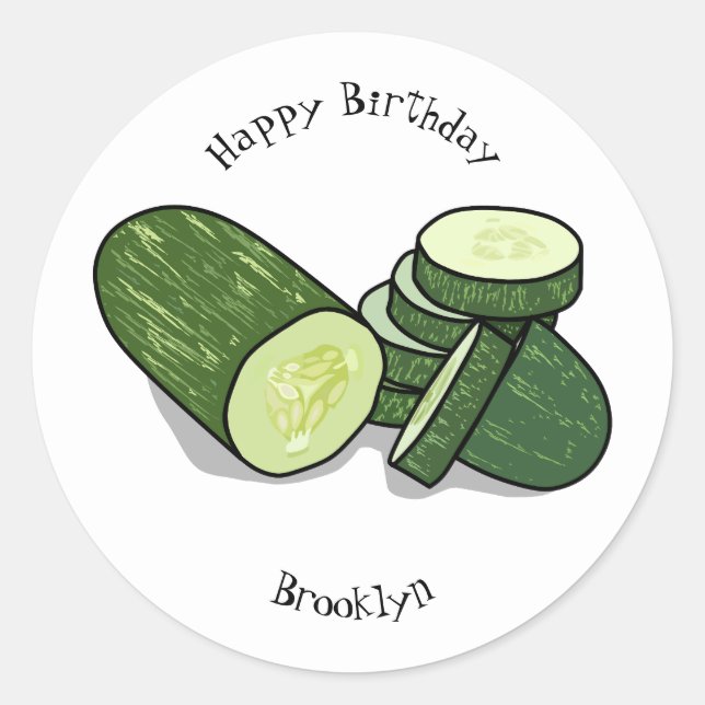 Sticker Rond Illustration de combre (Devant)