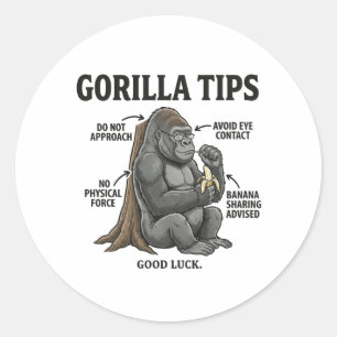 Sticker Rond Illustration d'infographie de conseils de sécurité