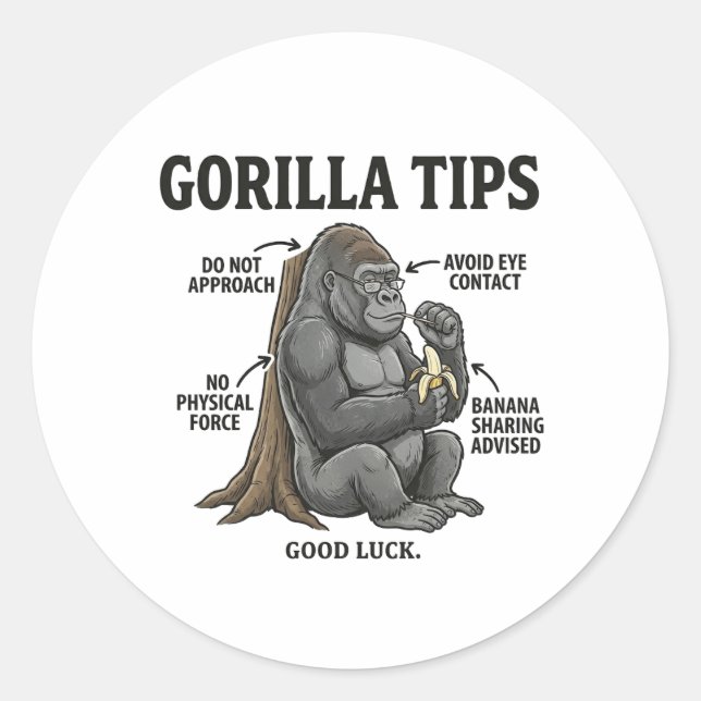 Sticker Rond Illustration d'infographie de conseils de sécurité (Devant)
