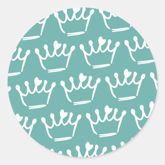 Sticker Rond Illustrations Tiara (Devant)