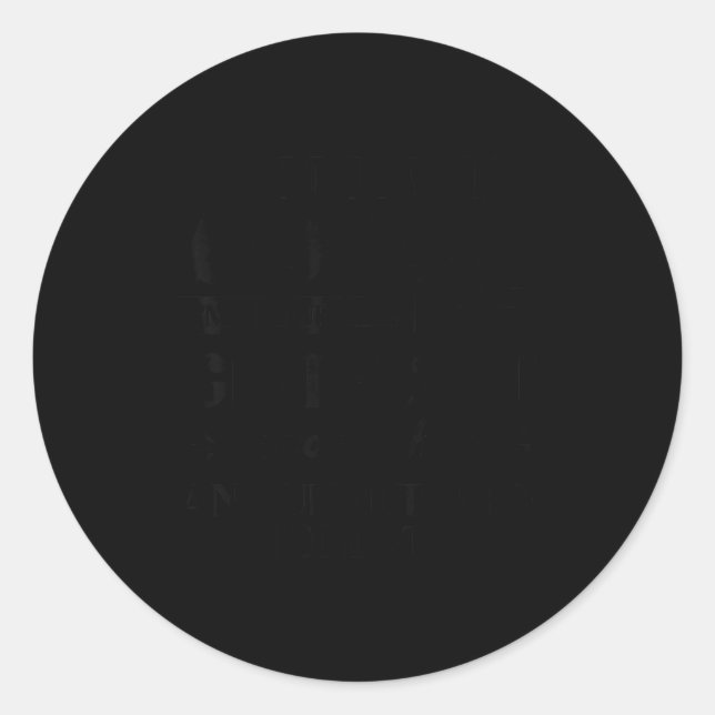 Sticker Rond I'm Not Bossy I'm Naturally Gifted At Leadership A (Devant)