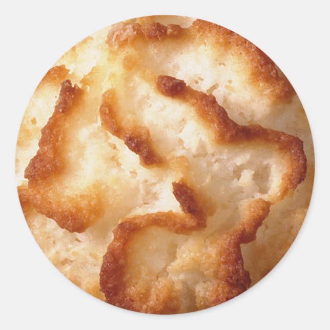 Sticker Rond Image Macaroon Cookie (Devant)