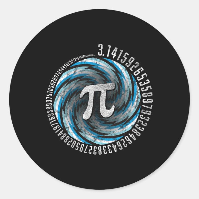 Sticker Rond Image optique Géométrie Pi Math Science Stem 3.1 (Devant)