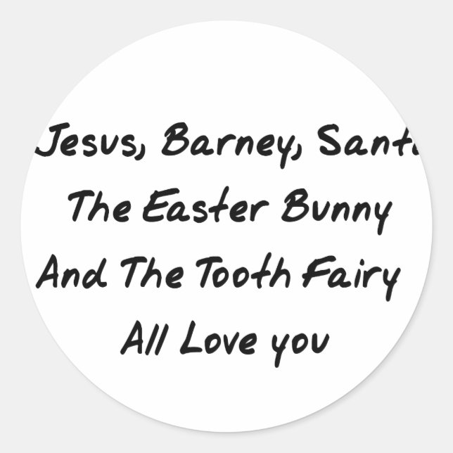 Sticker Rond Imaginaire (Devant)