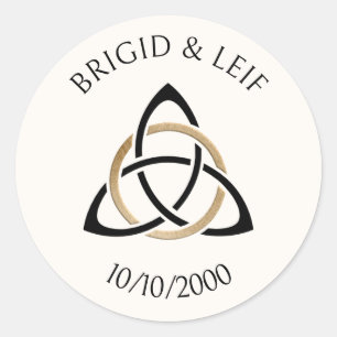 Sticker Rond Imaginaire Celtic Mariage