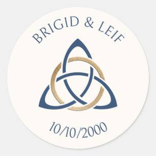 Sticker Rond Imaginaire Celtic Mariage