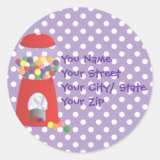 Sticker Rond Imaginaire de gumball (Devant)