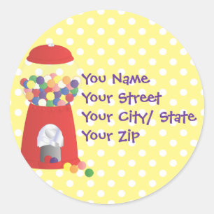 Sticker Rond Imaginaire de gumball