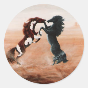 Sticker Rond Imaginaire de Mustang
