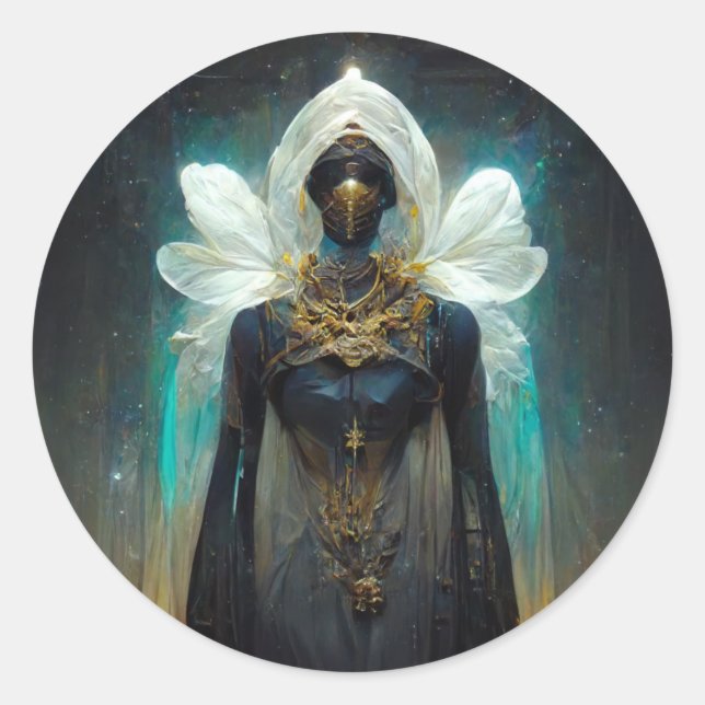 Sticker Rond Imaginaire Fae Guardian (Devant)