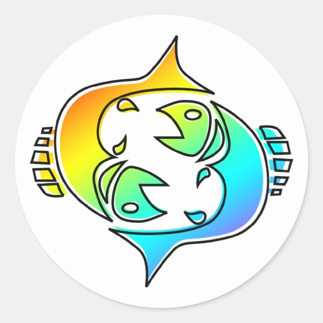 Sticker Rond impairesRex (Devant)