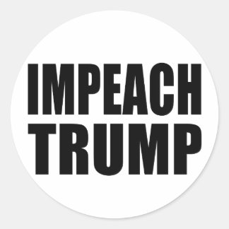 STICKER ROND "IMPEACH TRUMP"