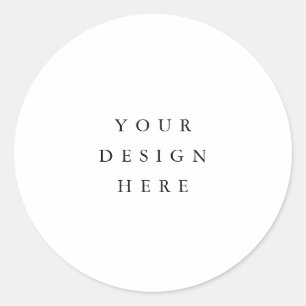 Sticker Rond Impression d'autocollants 1,5 po et 3 po ronds ou
