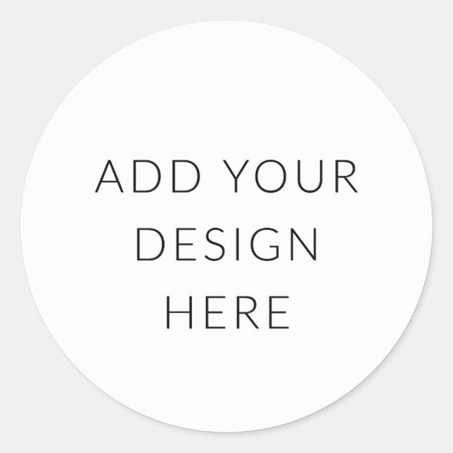 Sticker Rond Impression d'autocollants ronds (Devant)