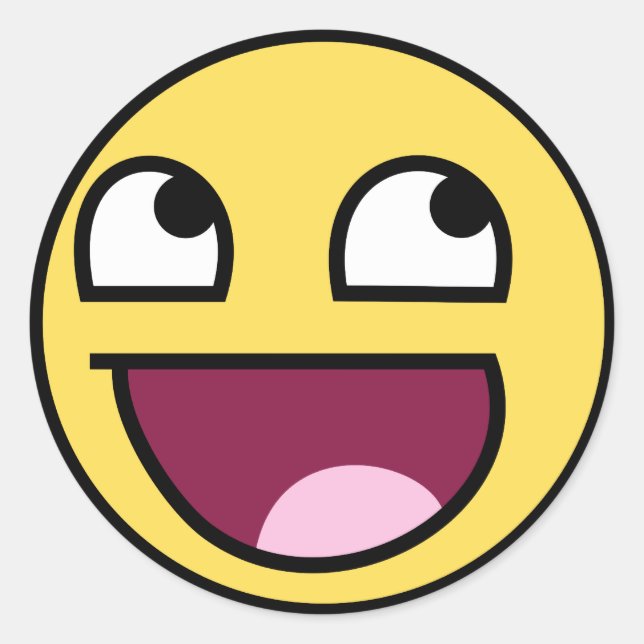 Sticker Rond impressionnant (Devant)