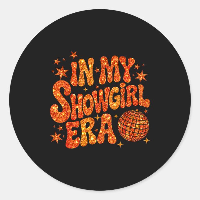 Sticker Rond In My Show Girl Era  (Devant)